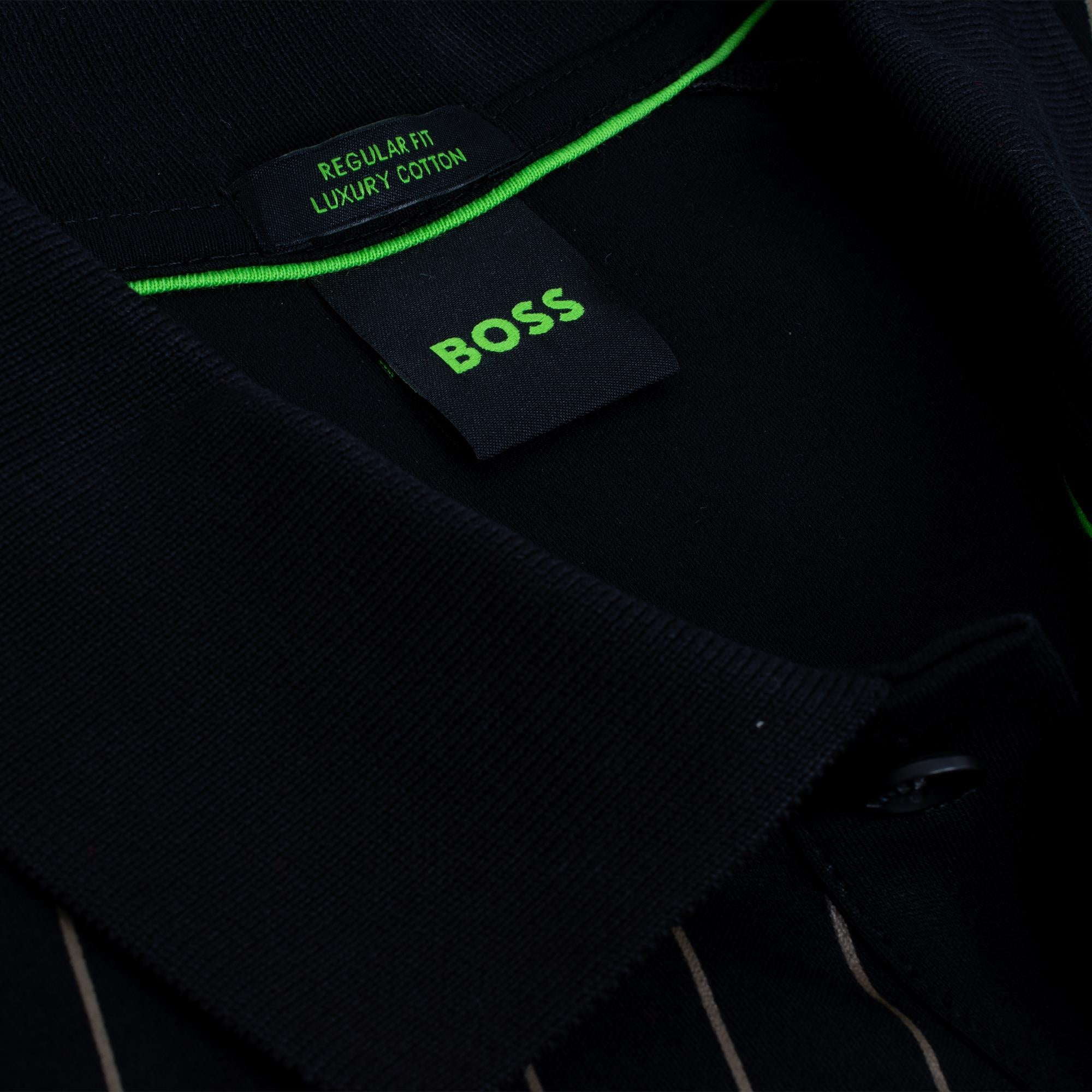 Boss Paddy 2 Mens Polo Shirt Black